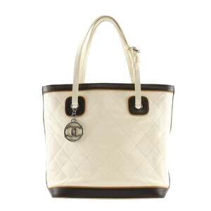 CHANEL White Tote Bag